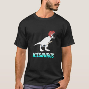 Icesaurus Ice Hockey Player Expertencoach Sport Gr T-Shirt