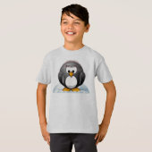 Icey Penguin Cartoon T-Shirt (Vorne ganz)