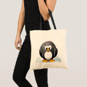Icey Penguin Cartoon Tragetasche (Vorderseite (Produkt))