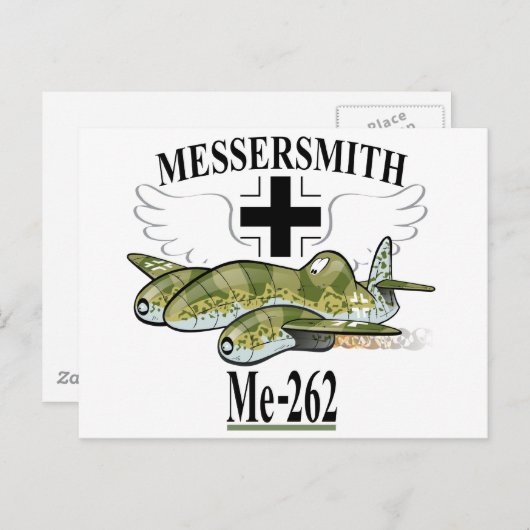 Ich 262 postkarte (Vorne/Hinten)