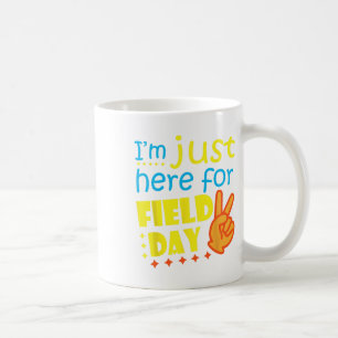Ich#39;m einfach hier für den Tag vor Ort glücklic Kaffeetasse