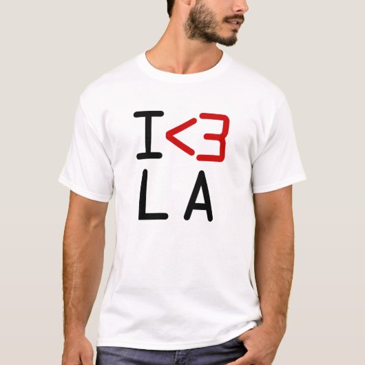 Ich <3 LA T-Shirt (Vorderseite)