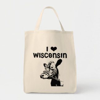 Ich <3 Wisconsin Tragetasche