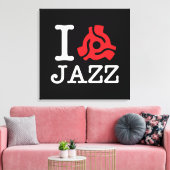 Ich 45 Adapter Jazz Leinwanddruck (Insitu (Wohnzimmer))