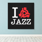 Ich 45 Adapter Jazz Leinwanddruck (Insitu (Holzboden))