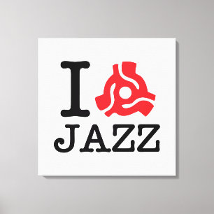 Ich 45 Adapter Jazz Leinwanddruck