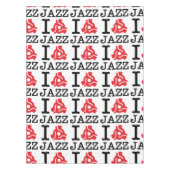 Ich 45 Adapter Jazz Tischdecke (Vorderseite)