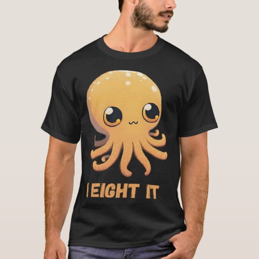 Ich acht es Octopus Tintenfisch Coral Tentacles Ca T-Shirt (Vorderseite)
