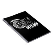 Ich akzeptiere Bitcoin-Krypto Notizblock (Rechte Seite)