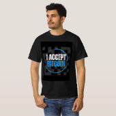 Ich akzeptiere Bitcoin T-Shirt (Vorne ganz)