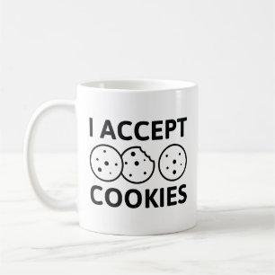 Ich akzeptiere Cookies Kaffeetasse