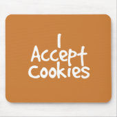 Ich akzeptiere Cookies Maus-Pad Mousepad (Vorne)
