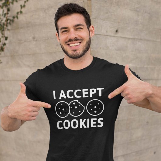 Ich akzeptiere Cookies T-Shirt