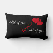 Ich alle Lieben euch alle Lendenkissen (Rückseite)