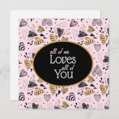 Ich alle Lieben Sie Valentinkarte Feiertagskarte (Vorne/Hinten)