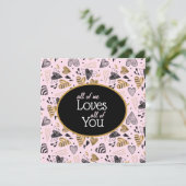 Ich alle Lieben Sie Valentinkarte Feiertagskarte (Stehend Vorderseite)