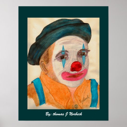 Ich als Clown von: Thomas J Norbeck Poster (Vorne)