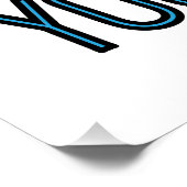 Ich analysiere leise Ihre Gangphysik Poster (Ecke)