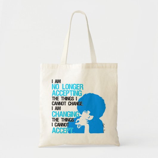 Ich ändere Sache-Taschen-Tasche Tragetasche (Vorne)