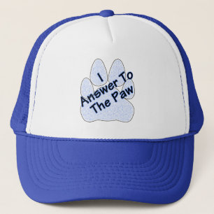Ich antworte auf die Paw Hut/Cap Truckerkappe