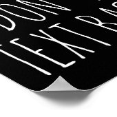 Ich antworte nicht per Textnachricht Poster (Ecke)
