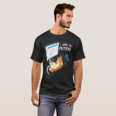 Ich arbeite an Puters Katzen Grafik Computer T-Shirt (Vorne ganz)
