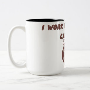 Ich arbeite besser mit Kaffeetasse Bürohumo-Tass