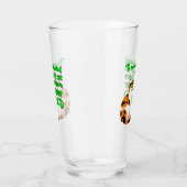 Ich arbeite, damit meine Katze ein besseres Leben Glas (Rechts)