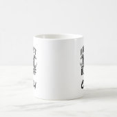 Ich arbeite daran, das verrückte - lustige Fitness Kaffeetasse (Mittel)