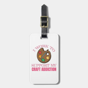 Ich arbeite daran, Geschenke zu kreieren, um mein  Gepäckanhänger