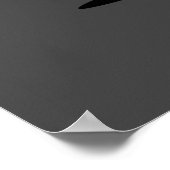 Ich arbeite daran, Müll zu essen - Funny Gym Racco Poster (Ecke)