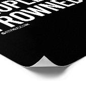 Ich arbeite daran, weil Leute auszuspielen Poster (Ecke)