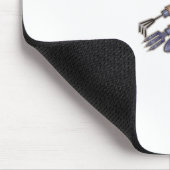 Ich arbeite deshalb ich säubere im Garten Mousepad (Ecke)