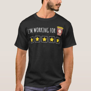 Ich arbeite für das ABA-Verhalten des Coffee Token T-Shirt