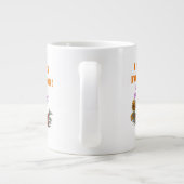 ICH ARBEITE FÜR LEBENSMITTEL ( Ich arbeite in eine Jumbo-Tasse (Rückseite)