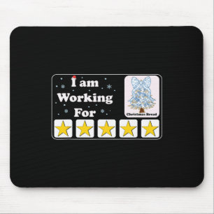 Ich arbeite für Weihnachten Break 5 Sterne Weihnac Mousepad
