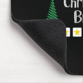 Ich arbeite für Weihnachtsferien Mousepad (Ecke)