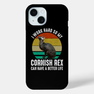Ich arbeite hart, damit mein Cornish Rex ein besse Case-Mate iPhone Hülle
