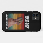 Ich arbeite hart, damit mein Hund ein besseres Leb Case-Mate iPhone Hülle (Rückseite (Horizontal))