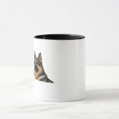 Ich arbeite hart, damit mein Hund ein besseres Leb Tasse (Zentrum)