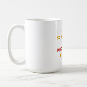 Ich arbeite hart, damit mein Hund schöne Dinge hat Kaffeetasse