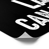 Ich arbeite hart, damit mein Labor ein besseres Le Poster (Ecke)