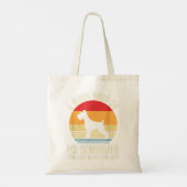 Ich arbeite hart, damit mein Schnauzer ein bessere Tragetasche (Rückseite)