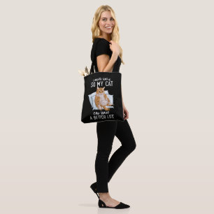 Ich arbeite hart, damit meine Katze ein besseres L Tasche