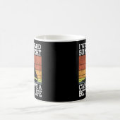 Ich arbeite hart, damit meine Yacht besser wird Kaffeetasse (Mittel)