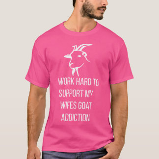 Ich arbeite hart daran, die Ziegenexposition meine T-Shirt