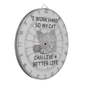 Ich arbeite hart dartscheibe (Vorderseite Links)