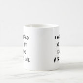 "Ich arbeite hart..." Funny Cat Lovers & Co-Worker Kaffeetasse (Mittel)
