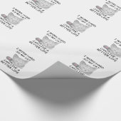 Ich arbeite hart geschenkpapier (Ecke)