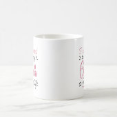 Ich arbeite hart kaffeetasse (Mittel)